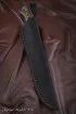 Нож Касатка средняя филейный дамаск венге акрил коричневый