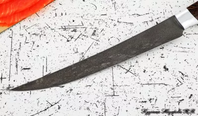 Нож Шеф № 7 сталь Х12МФ рукоять дюраль венге