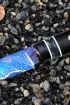 Нож Засапожный сталь дамаск ламинированный рукоять черный граб акрил (Coutellia)
