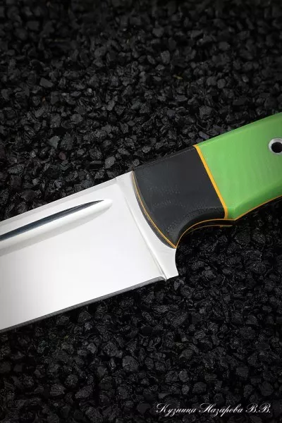 Нож №19 Elmax ЦМ G10 зеленая + черная