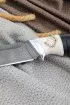 Нож Зверобой дамаск рукоять черный граб резная авт.