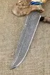 Нож Сапер дамаск торцевой кость мамонта кап клена на подставке