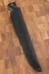 Нож Касатка большая филейный дамаск рукоять акрил коричневый черный граб