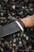Нож Рыбак Х12МФ береста с крючком