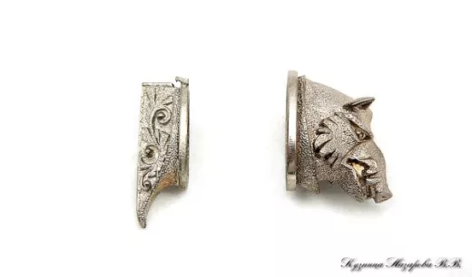 Комплект литье № 42 для ножа: гарда и навершие