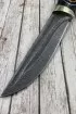 Нож Овод дамасская — наборная рукоять: карельская береза, инкрустация