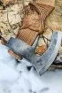 Топор-40 варка металлов углерод+ХВГ ясень резной