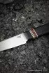 Нож Джур Х12МФ рукоять G10 черная, железное дерево, черный граб