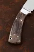 Нож Морпех цельнометаллический сталь N690 карельская береза коричневая 