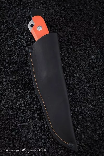 Нож №10 Х12МФ ЦМ G10 orange