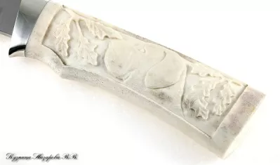 Нож Овод 2 Elmax мельхиор кость авт.