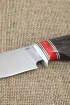 Нож Ловчий сталь N690 рукоять акрил красный и венге