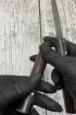 Видео: Нож Дамский дамаск рукоять и ножны акрил коричневый и венге