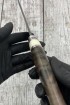 Видео: Нож Овод 2 дамаск камень карельская берёза стабилизированная коричневая акрил белый