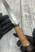 Видео: Нож Рыбак 2 сталь 95Х18 с крючком рукоять береста
