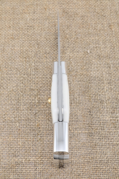 Knife Boot Switch Steel Elmax Lining Acrylic White