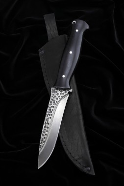 Knife No. 37 H12MF all-metal handle black hornbeam
