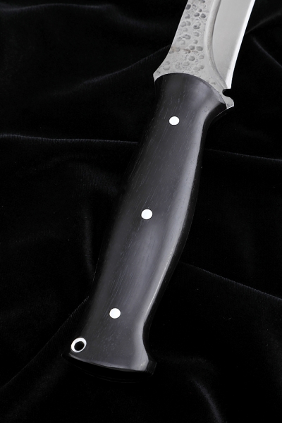 Нож №37 Х12МФ цельнометаллический рукоять черный граб