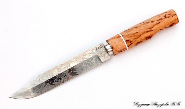 Knife of the Finnish Sapper D2 Karelian birch