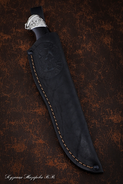 Knife leopard R18 Bubinga acrylic black