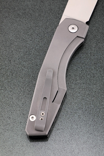 Folding knife Tor steel Elmax lining carbon + AUS8 (bearings, clip)