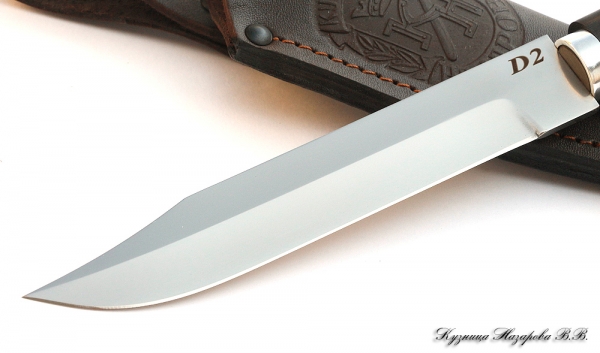 Нож финка Сапера Д2 черный граб