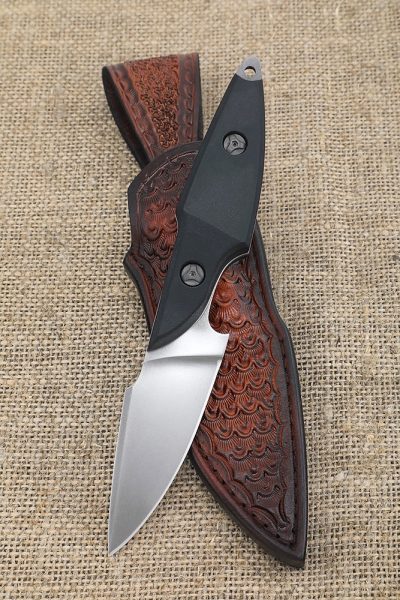 Нож Финт-3 Х12МФ акрил черный
