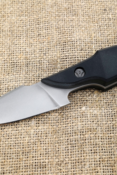 Knife Fint-3 Kh12MF acrylic black