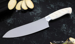 Knife Chef No. 11 steel 95h18 handle acrylic white