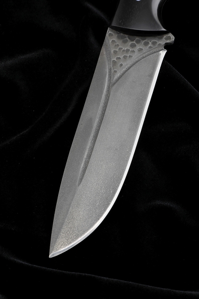 Knife No. 38 H12MF all-metal handle black hornbeam