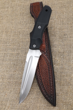 Knife Fint-5 Kh12MF acrylic black