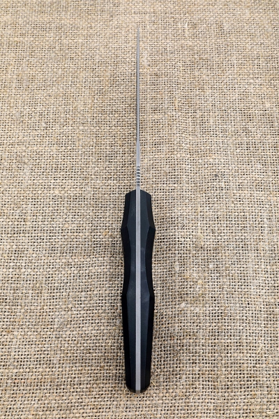 Нож Финт-5 Х12МФ акрил черный