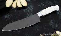 Knife Chef No. 11 steel H12MF handle acrylic white