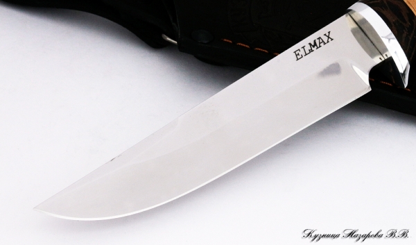 Knife Snow Leopard ELMAX birch bark