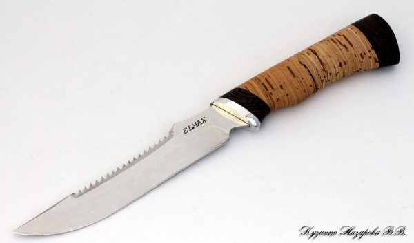 Knife Fisherman 2 ELMAX birch bark 