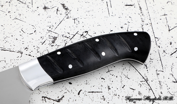 Knife Chef No. 12 steel 95h18 handle acrylic black
