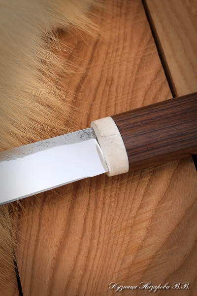 Yakut knife 3 steel H12MF forged dol handle rosewood