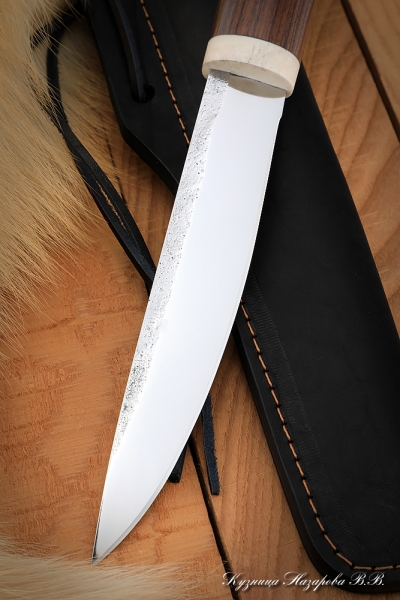 Yakut knife 3 steel H12MF forged dol handle rosewood