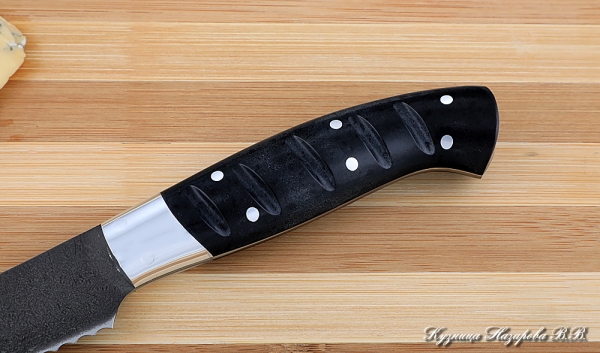 Knife Chef No. 4 steel H12MF handle acrylic black