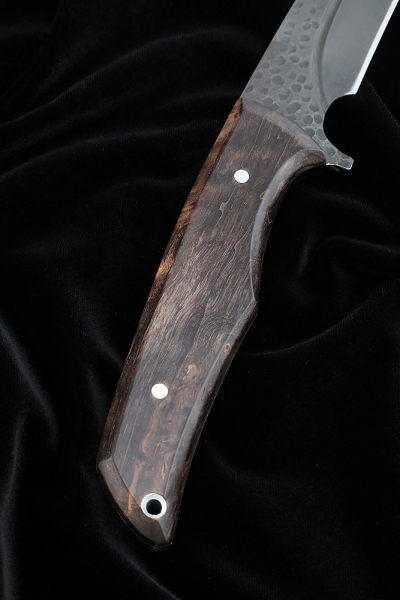 Нож №39 Х12МФ цельнометаллический рукоять карельская береза коричневая
