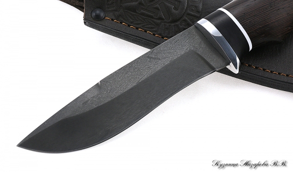 Knife Gyrfalcon H12MF black hornbeam wenge