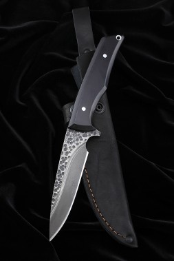 Knife No. 39 H12MF all-metal handle black hornbeam