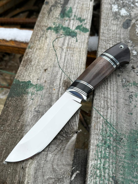 Нож &quot;Странник&quot; сталь х12мф, рукоять карельская береза коричневая (распродажа)