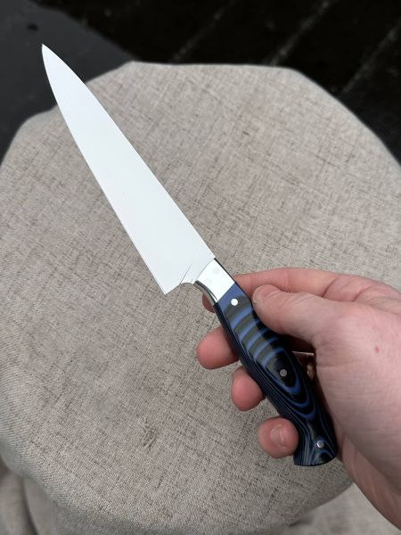 Кухонный цельнометаллический нож 