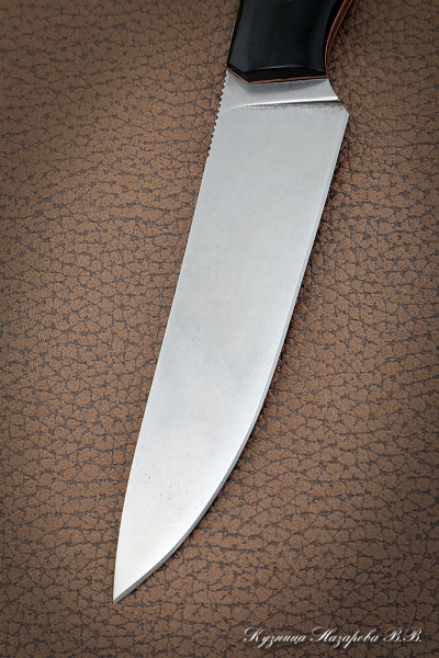 Нож Метис К340 цельнометаллический акрил черный