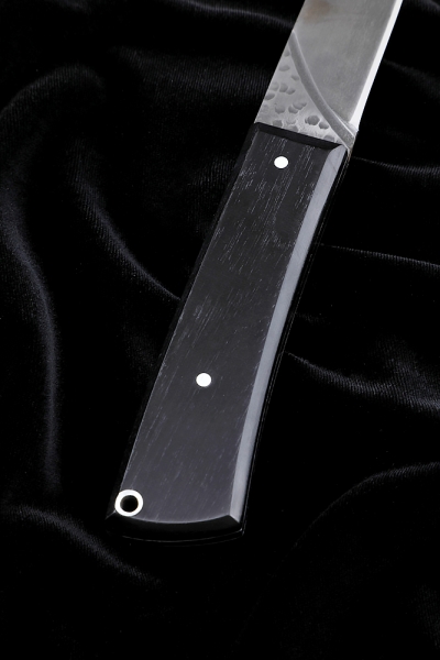 Нож №40 Х12МФ цельнометаллический рукоять черный граб