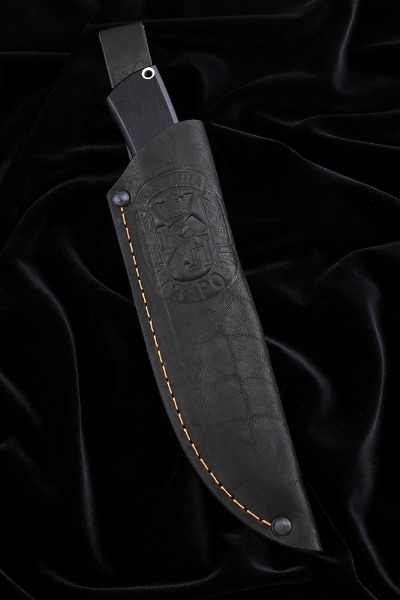 Knife No. 40 H12MF all-metal handle black hornbeam