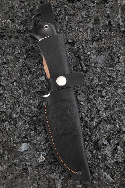 Нож Беркут сталь N690 рукоять береста 