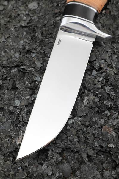 Нож Беркут сталь N690 рукоять береста 