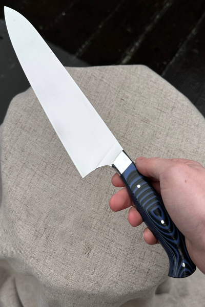 Кухонный цельнометаллический нож 